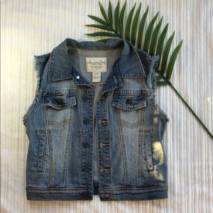 denim vest